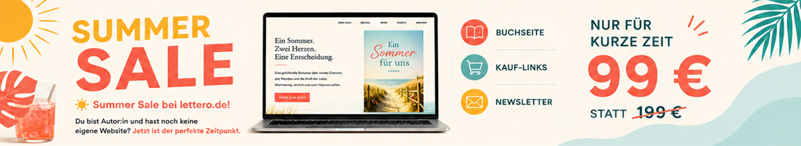 lettero.de Summer Sale - Autoren-Website