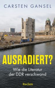 Ausradiert Carsten Gansel Reclam Cover