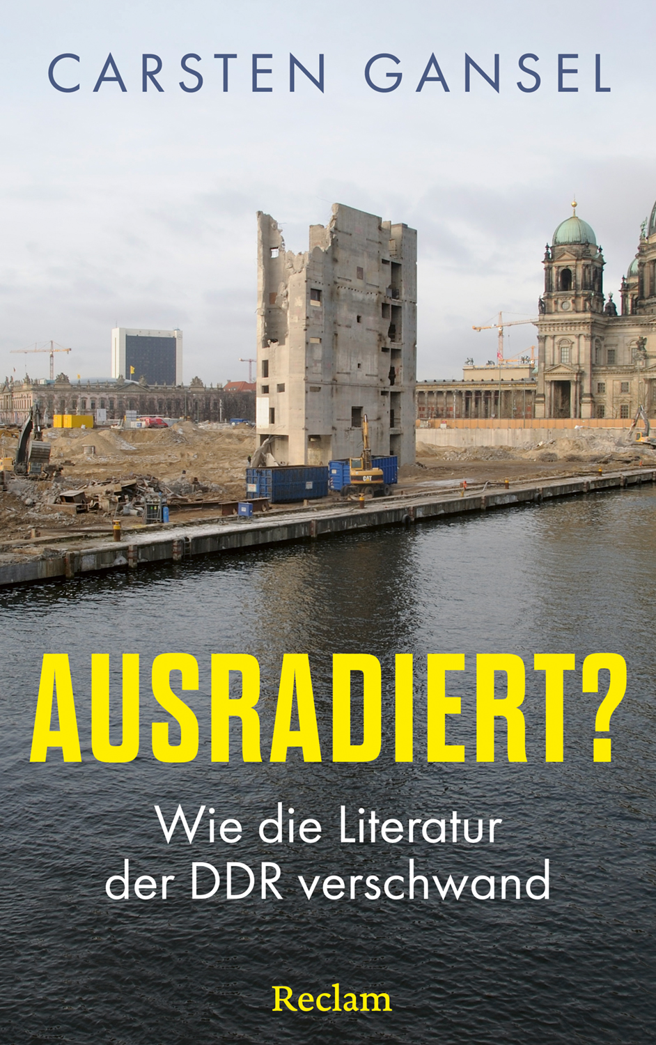 Ausradiert Carsten Gansel Reclam Cover