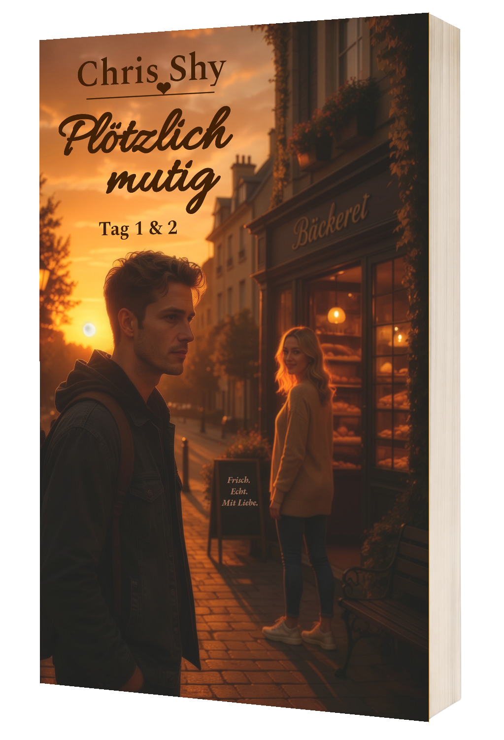 Ploetzlich mutig (3D-Mockup)